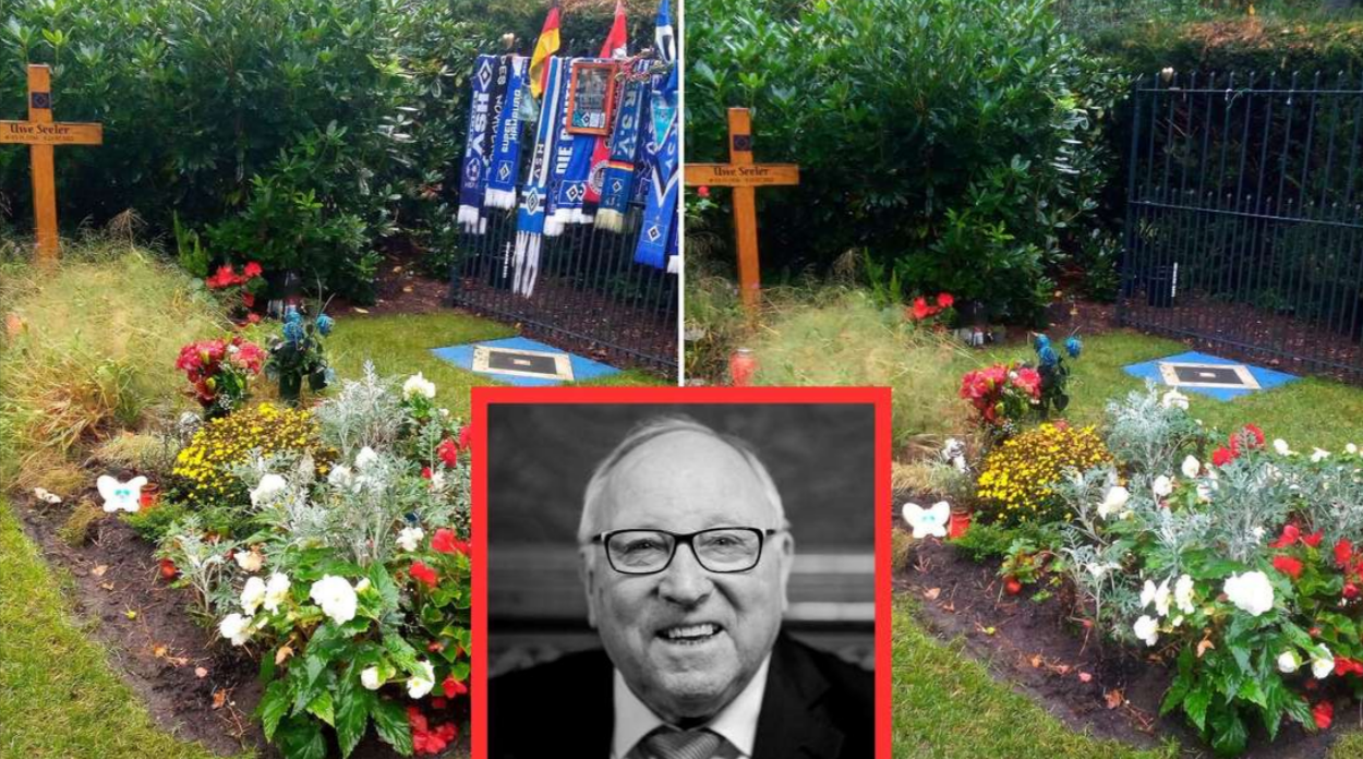 UWE-Seelers Grab geschändet! Fußball-Fans erschüttert - Das Grab von HSV-Legende Uwe Seeler wurde geplündert!